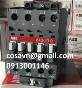 ABB Contactor ABB A40-30-01 220-230V 50Hz / 230-240V 60Hz | Khởi động từ A40-30-01