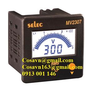 Selec  Đồng hồ đo điện áp 3 pha Selec MV2307  MV2307