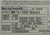 MITSUBISHI MITSUBISHI Sealed AC SERVO DRIVE MR-E-20A-QX002 MR-E-20A-QX002