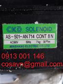 CKD Corporation / MINSHANG ELECTRIC CO.,LTD Van điện từ CKD AS-501-AN 714 CONT 8 N AS-501-AN 714 CONT 8 N