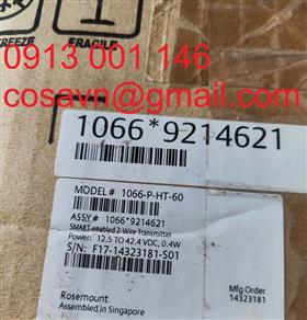 Rosemount (một thương hiệu của Emerson) Máy truyền tín hiệu một kênh Rosemount 1066 1066-P-HT-60