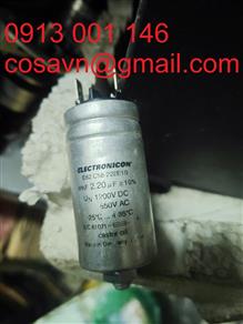 Electronicon Tụ điện màng AC/DC công suất lớn dòng E62 của ELECTRONICON E62.C58-222E10