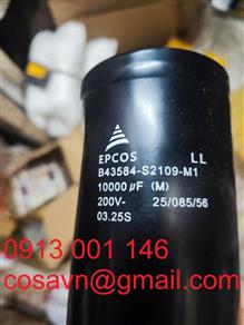 EPCOS / TDK Tụ điện phân nhôm EPCOS B43584-S2109-M1 B43584-S2109-M1