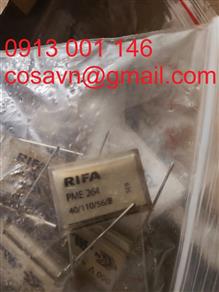 RIFA (nay là KEMET) Tụ điện triệt nhiễu EMI dạng giấy tẩm kim loại dòng RIFA PME 264