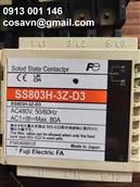 FUJI ELECTRIC SS803H-3Z-D3 CONTACTOR TRẠNG THÁI RẮN CÓ TẢN NHIỆT SX1-C12-A4 SS803H-3Z-D3
