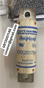 Cầu chì bán dẫn MERSEN FERRAZ A70QS175-4K Semiconductor, High Speed, 700V, 175A, aR Class, Type 4K