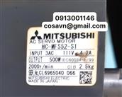 Bộ phận TAJIMA Động cơ Servo Mitsubishi HC-MFS52-S1 500W 111V 4.2A