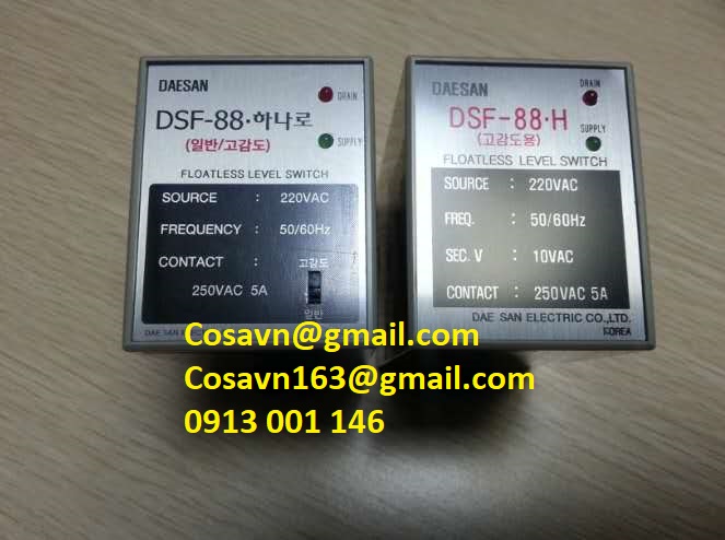 DAESAN Bộ điều khiển mức chất lỏng DAESAN Hàn Quốc DSF-88 DSF-88