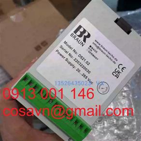 BRAUN GmbH Industrie-Elektronik Bộ giám sát tốc độ một kênh BRAUN Model D521.02 D521.02